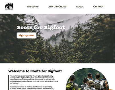 Boots for Bigfoot - Nonprofit