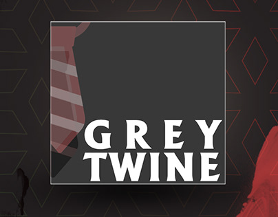 Grey Twine Logo. Suits Business