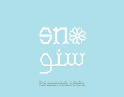 Sno Typeface