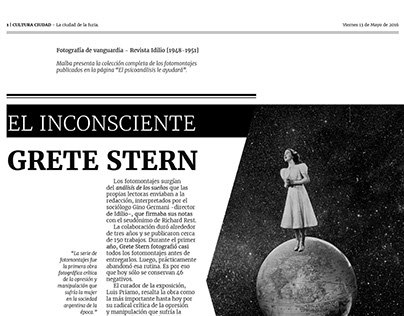 Grete Stern - Diseño de página de revista.