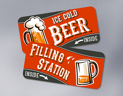 Graphic Design - Beer Magnets