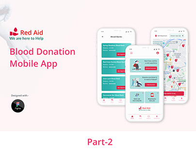 Visual Design- Blood Donation app ( Part-2 )