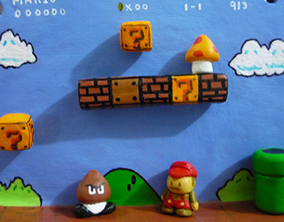 Super Mario Bros wall ornament