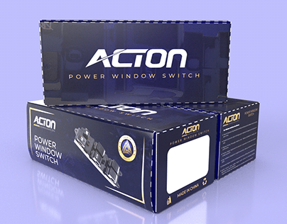 Power Window Switch Box Packaging Design