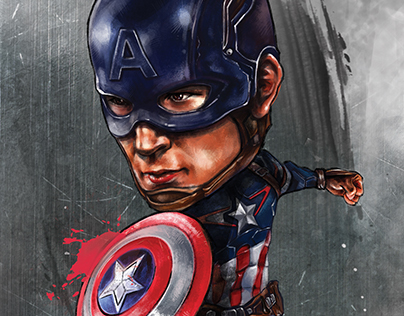 Captain America - Digital Illustration