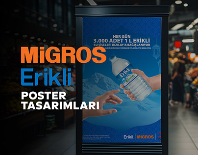 MİGROS&ERİKLİ poster tasarımları
