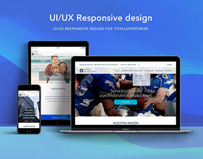 UI/UX RESPONSIVE DESIGN FOR INSURANCE CO.