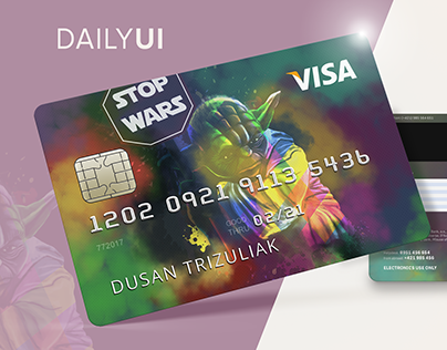 DailyUI #002 Credit Card Design