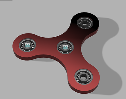 fidget spinner CAD model fusion 360