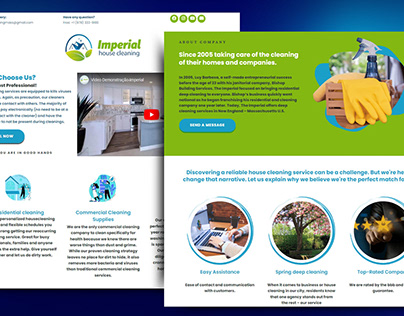 Landing Page I Imperial House Cleaning
