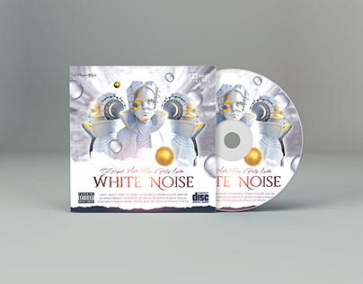 White Noise – CD Cover PSD Template