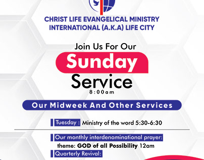 Christ Life Evangelical Min. Banner Design