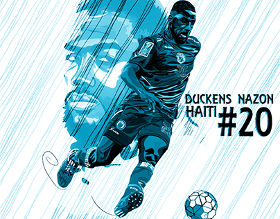 Haitian Soccer Player La Selection Nationale D'Haiti