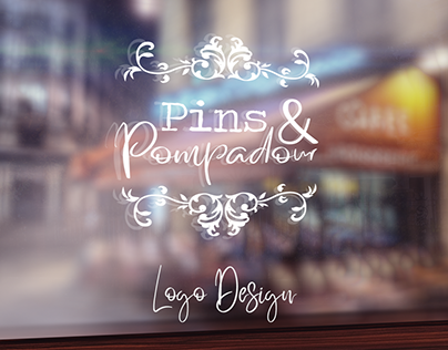 Pins & Pompadour Logo Design