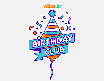 Brand Identity created for the Nick Jr. Birthday Club