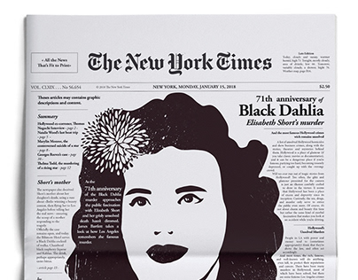 NYT - Black Dahlia's case