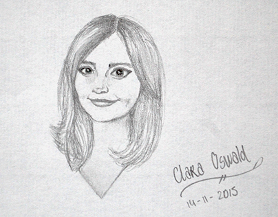 Drawing Clara Oswald