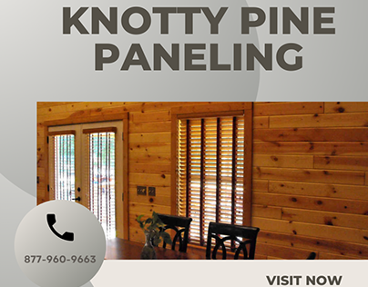 Knotty Pine Paneling for Timeless Interiors