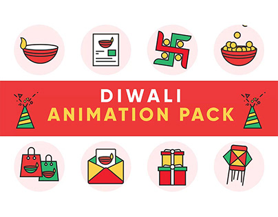 Diwali lottie animation pack