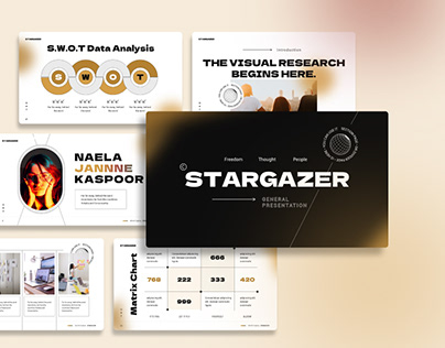 Stargazer General Vintage PowerPoint Template