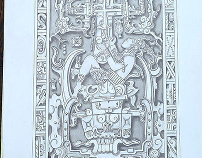 King Pakal Sarcophagus Cover