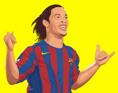 Ronaldinho ( Vector art)