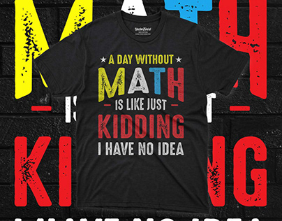 Math t-shirt design