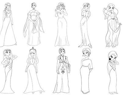 Helen of Troy Character Designs