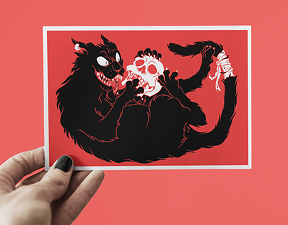 Killer Kitties postcards