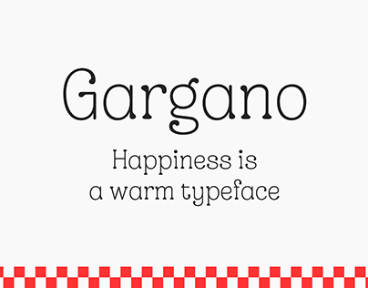 Gargano typeface