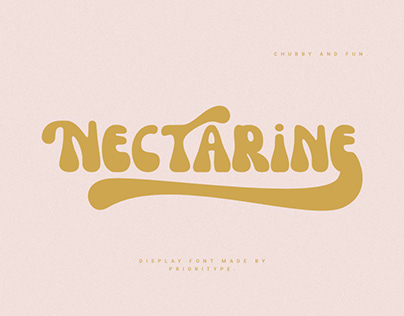 Nectarine - Display Font