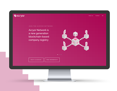 Acryor Network webdesign