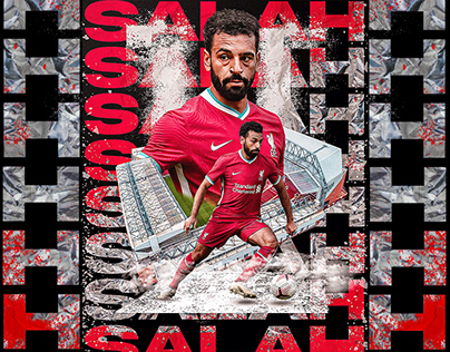Mo Salah Football Poster Design