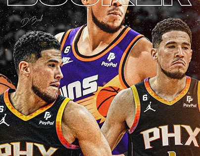 Devin Booker // Player design // Phoenix Suns // Poster