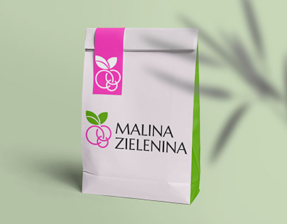 Logo i materiały graficzne marki Malina Zielenina