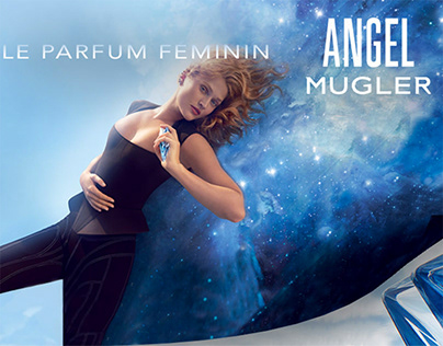 Graphic design for Angel Mugler