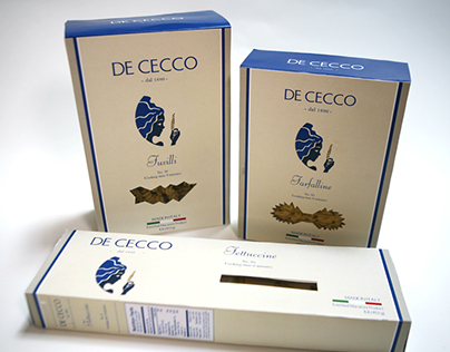 Packaging Design. Rebranding// De Cecco