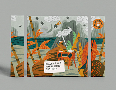 Tea Workshop Illustration and packaging