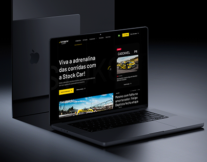 Stock Car ✦ Site ✦ UX/UI Design ✦ Concept