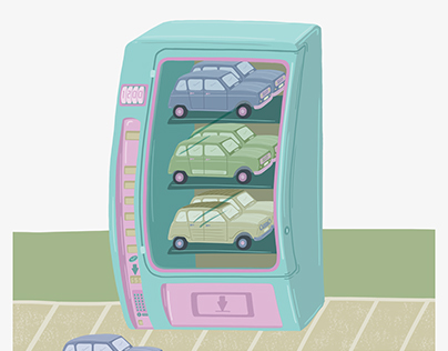 Renault 4 Vending machine