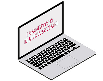 Laptop Isometric Illustration