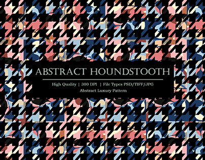 Abstract Houndstooth pattern