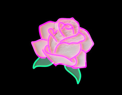 neon rose