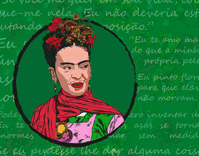 Frida Khalo - Projeto de Ilustração Mulher(es)