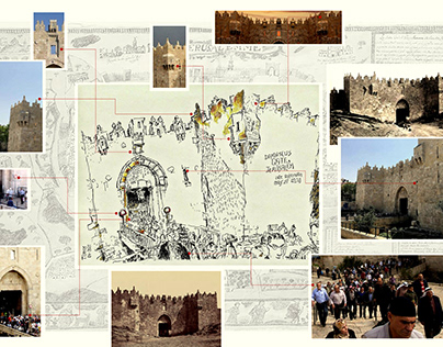 Damascus Gate, Old Jerusalem, pictorial inspiration