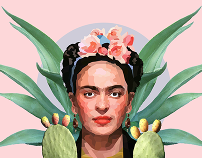 Low Poly Floral Portraits of Queer/Trans Icons