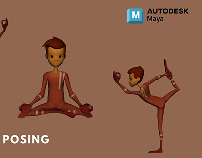 3D Animation Practice (Greeting, Jumping) & Posing
