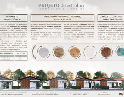 Projeto de estrutura: concreto e madeira