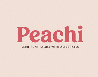 Peachi Serif Font Family