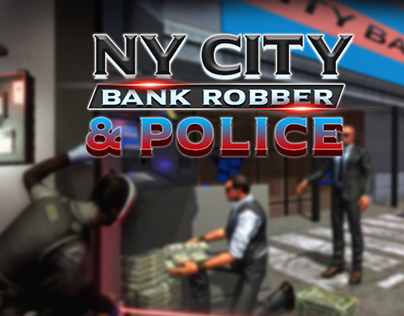 NY City Bank robber & Police